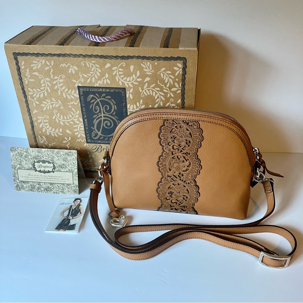 NEW RARE Brighton Leather Crossbody